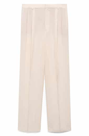 MANGO Straight Leg Suit Pants