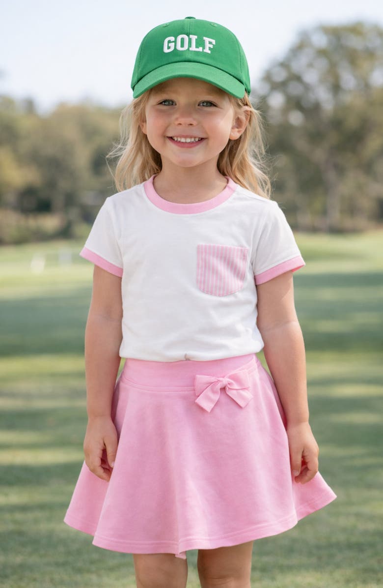 Bits & Bows Golf Bow Baseball Hat, Alternate, color, Green