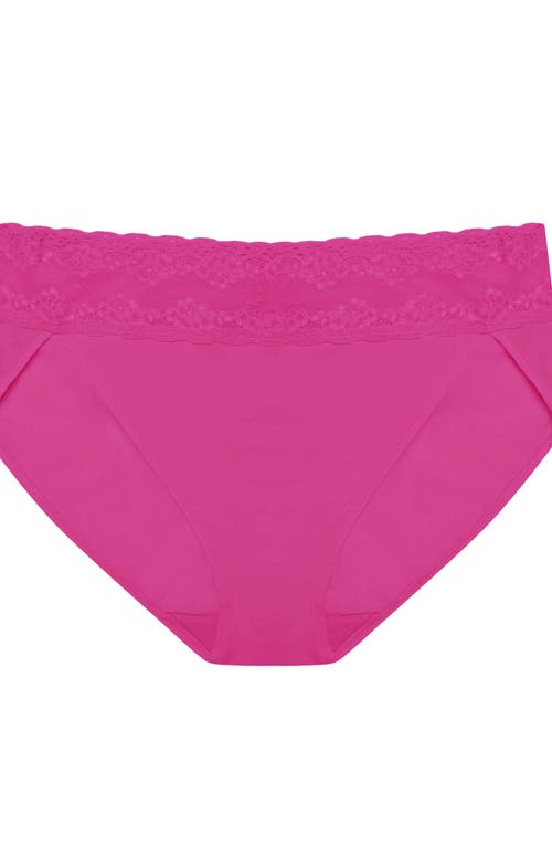 Natori Bliss Perfection One Size French Cut Brief 2-pack In Pink