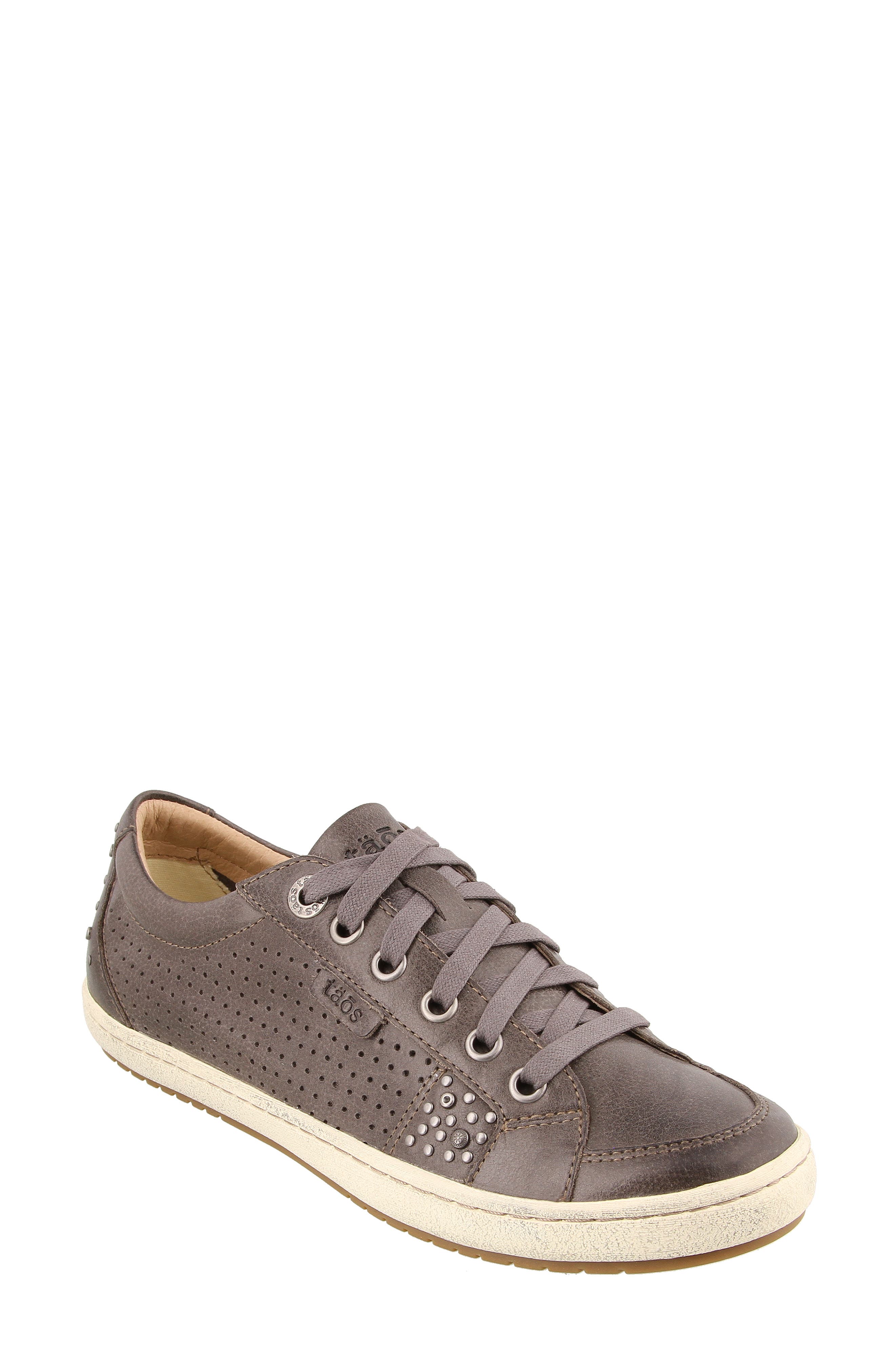 'Freedom' Sneaker, Main, color, DARK GREY LEATHER