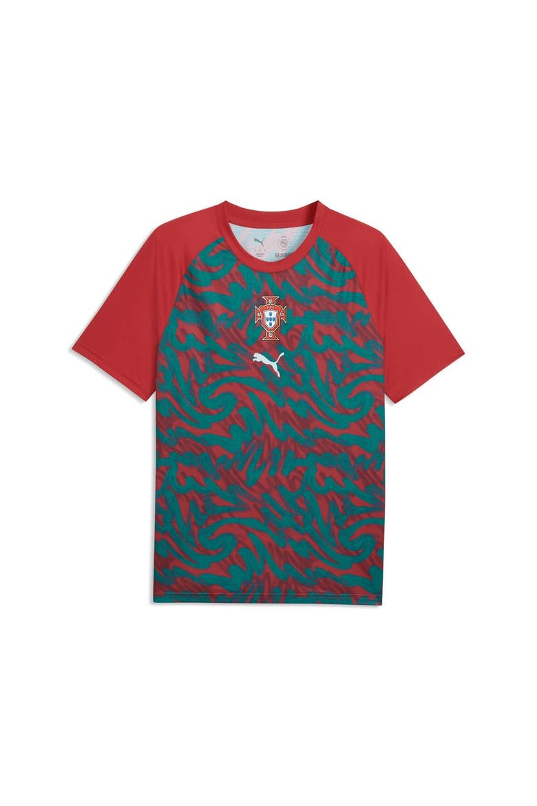 Men's Puma Red Portugal National Team Pre-Match Jersey, Alternate, color, Red