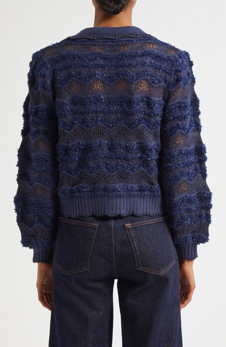 FARM Rio Mixed Stitches Cardigan, Alternate, color, 