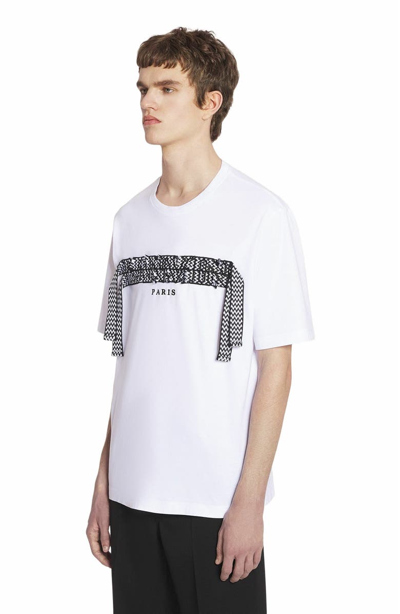 Lanvin Curb Lace T-Shirt, Alternate, color,