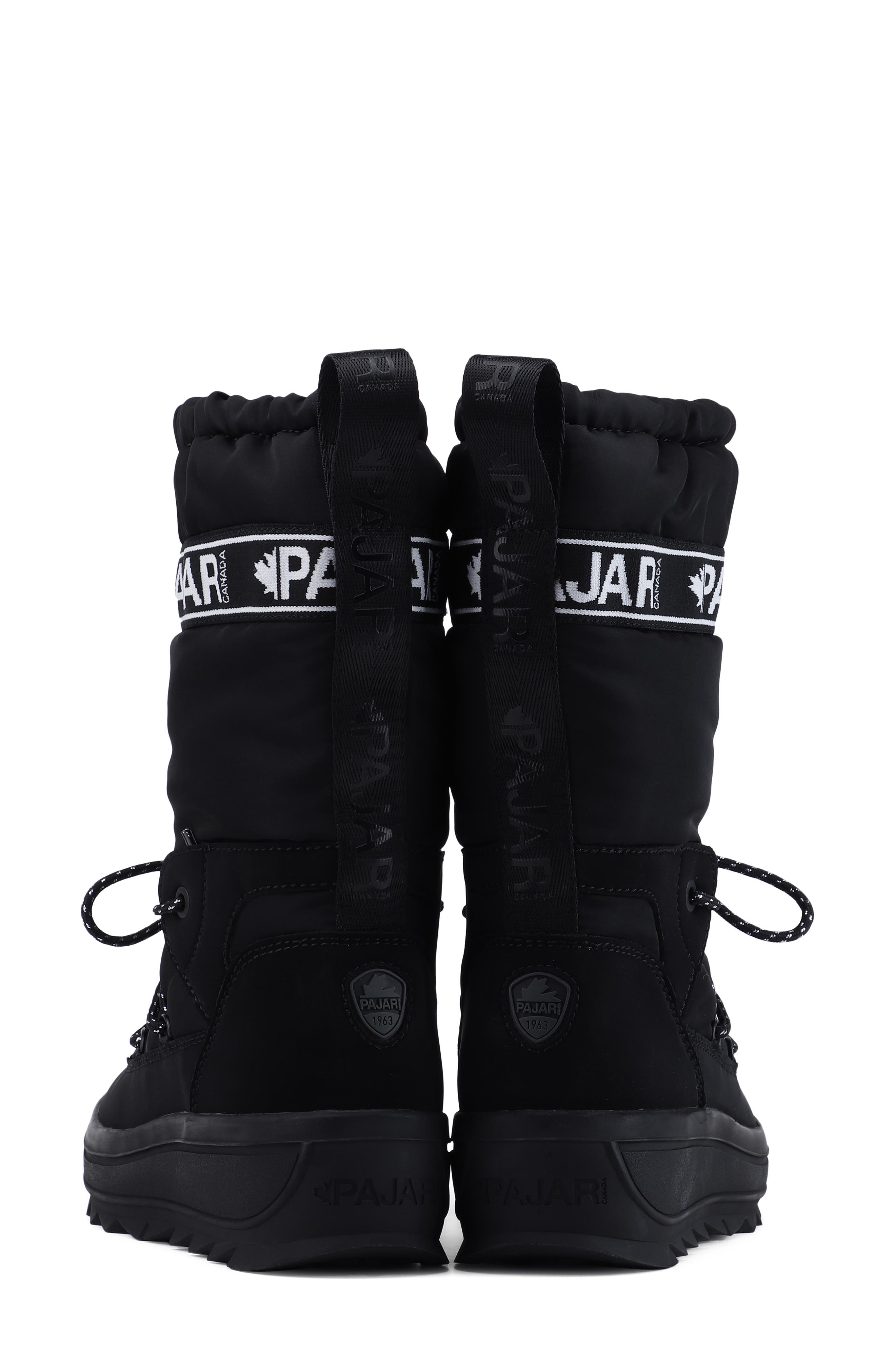 Galaxy High Waterproof Snow Boot, Alternate, color, BLACK