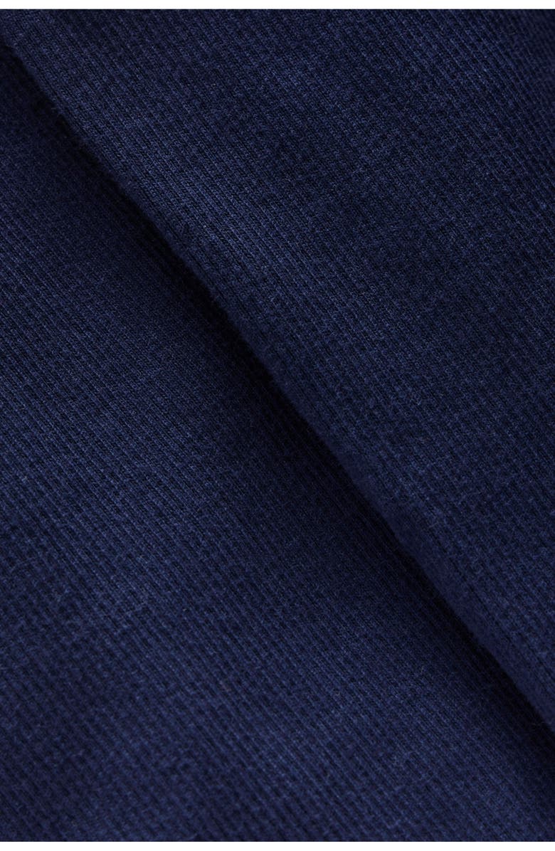 Mini Boden Kids' Rib Knit Flare Leggings, Alternate, color, College Navy