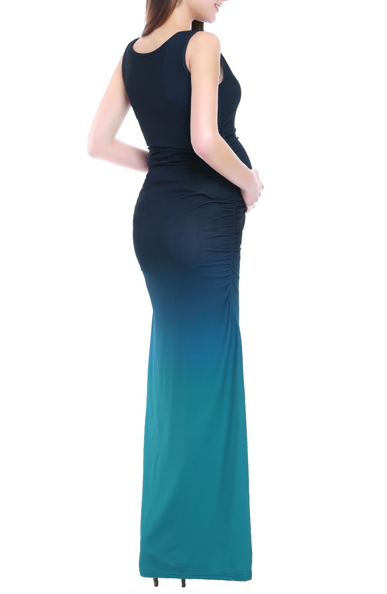 Kimi and Kai Sonia Ombré Maternity Maxi Dress, Alternate, color,