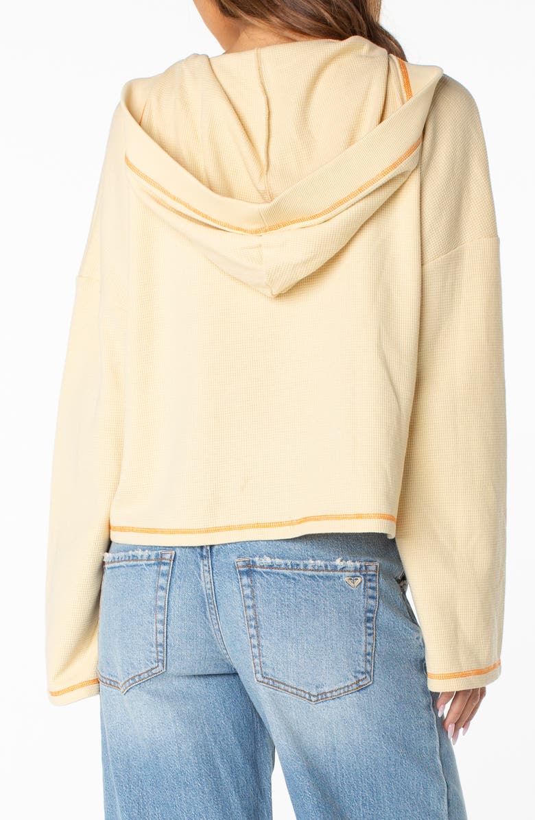 Roxy Seaside Thermal Hoodie, Alternate, color, Parchment