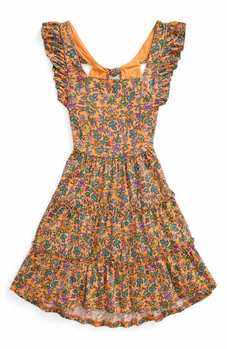 Polo Ralph Lauren Kids' Floral Ruffle Dress