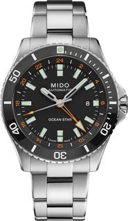 MIDO Ocean Star GMT Automatic Bracelet Watch, 44mm