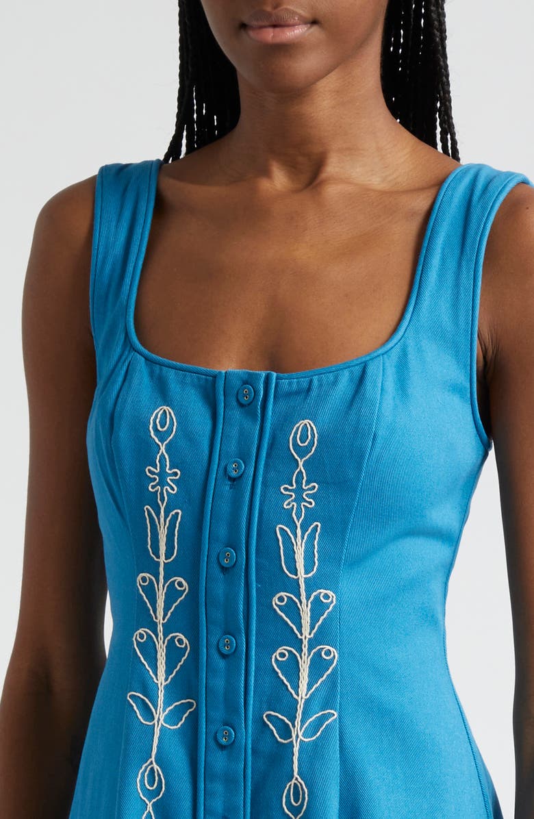 ALEMAIS Donovan Corded Floral Organic Cotton Dress, Alternate, color, 