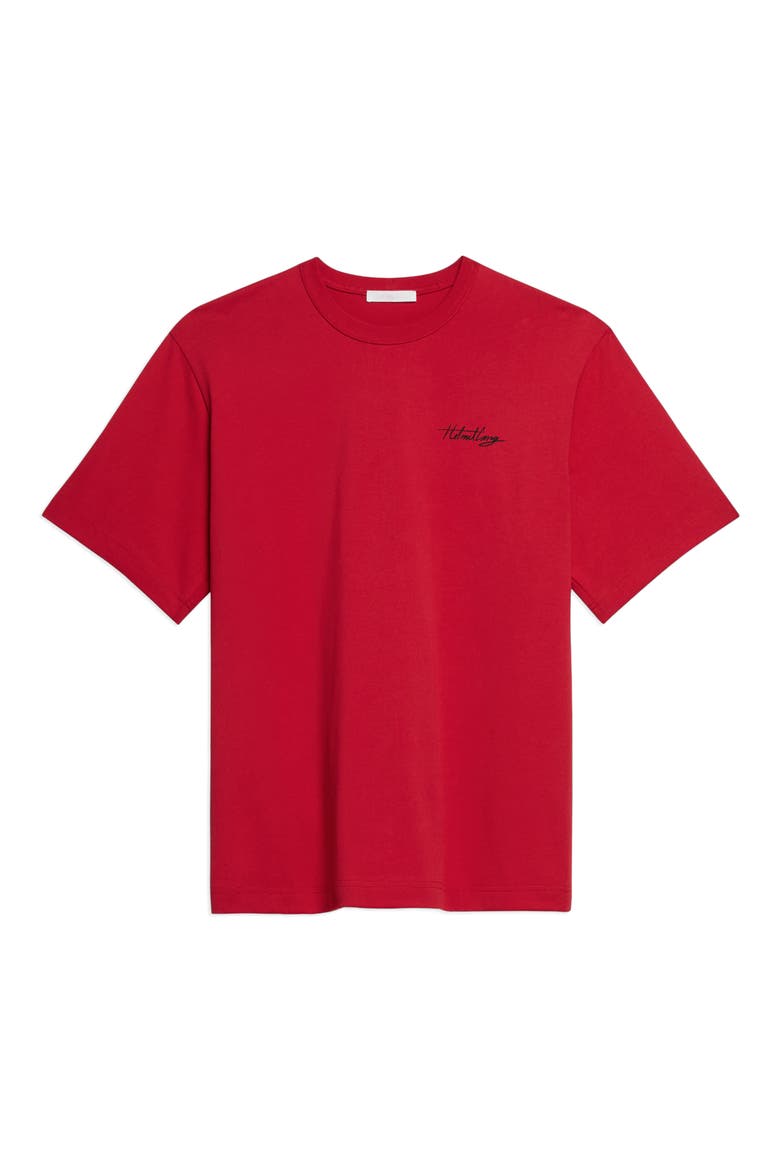 Sketch Cotton T-Shirt, Alternate, color, DEEP RED