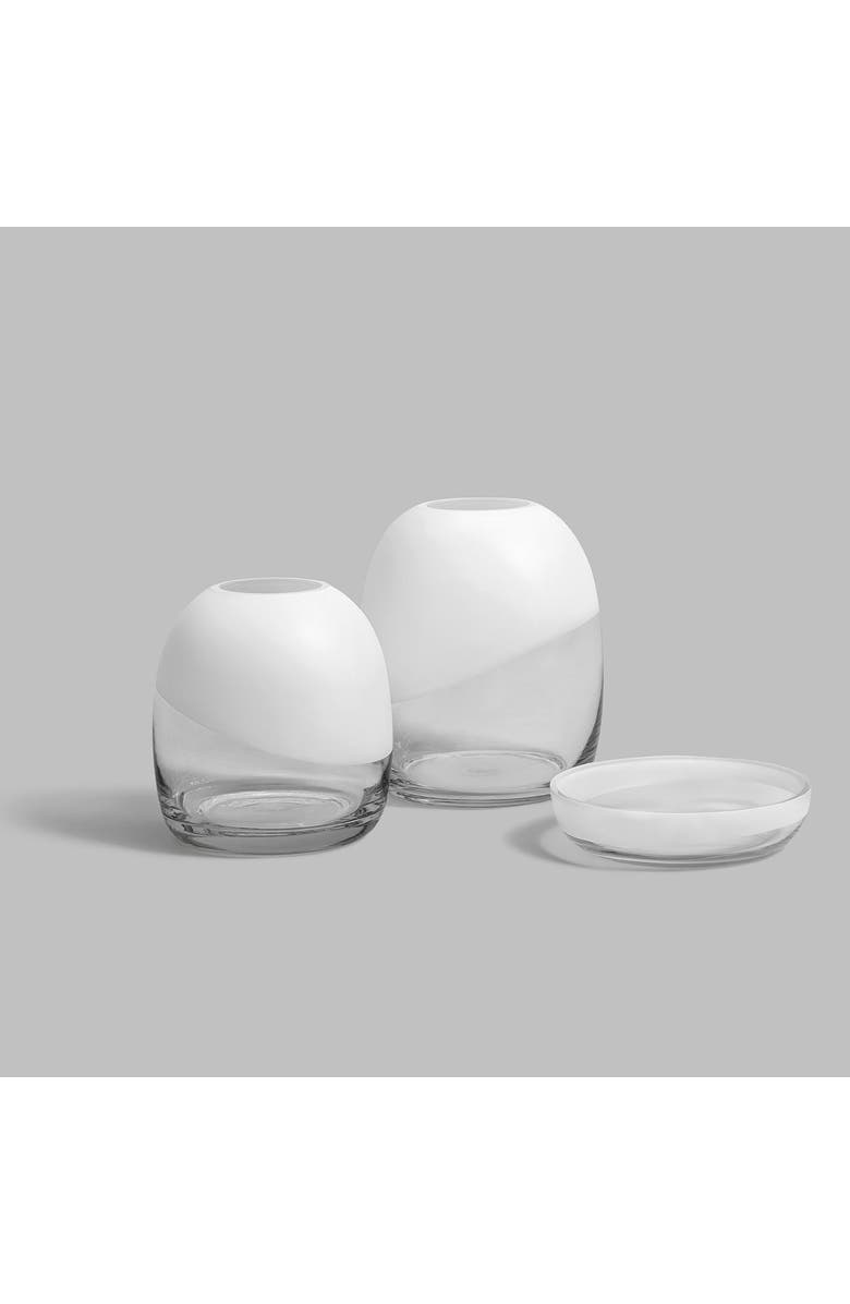 Togas Ayres Flower Vase, Alternate, color, White