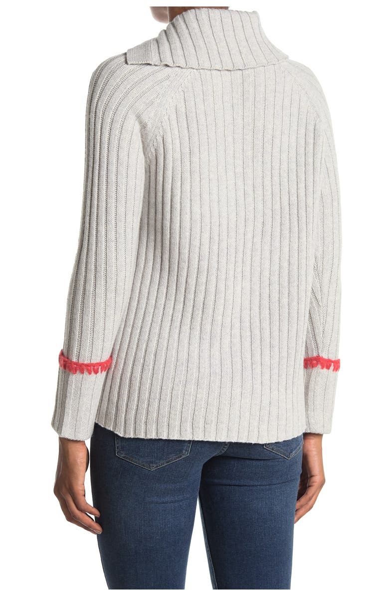 Rebecca Taylor Cozy Ribbed Wool Blend Pullover, Alternate, color,