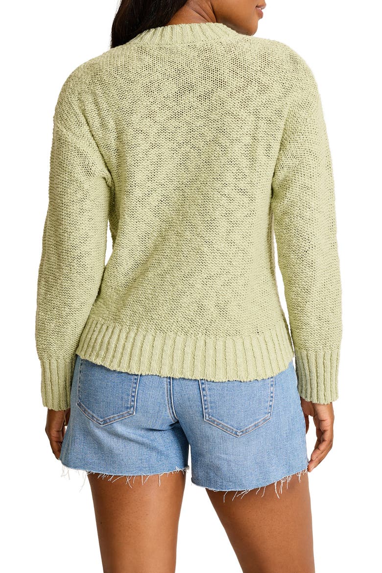 Bayshore Cotton Sweater, Alternate, color, HUSHED PINE