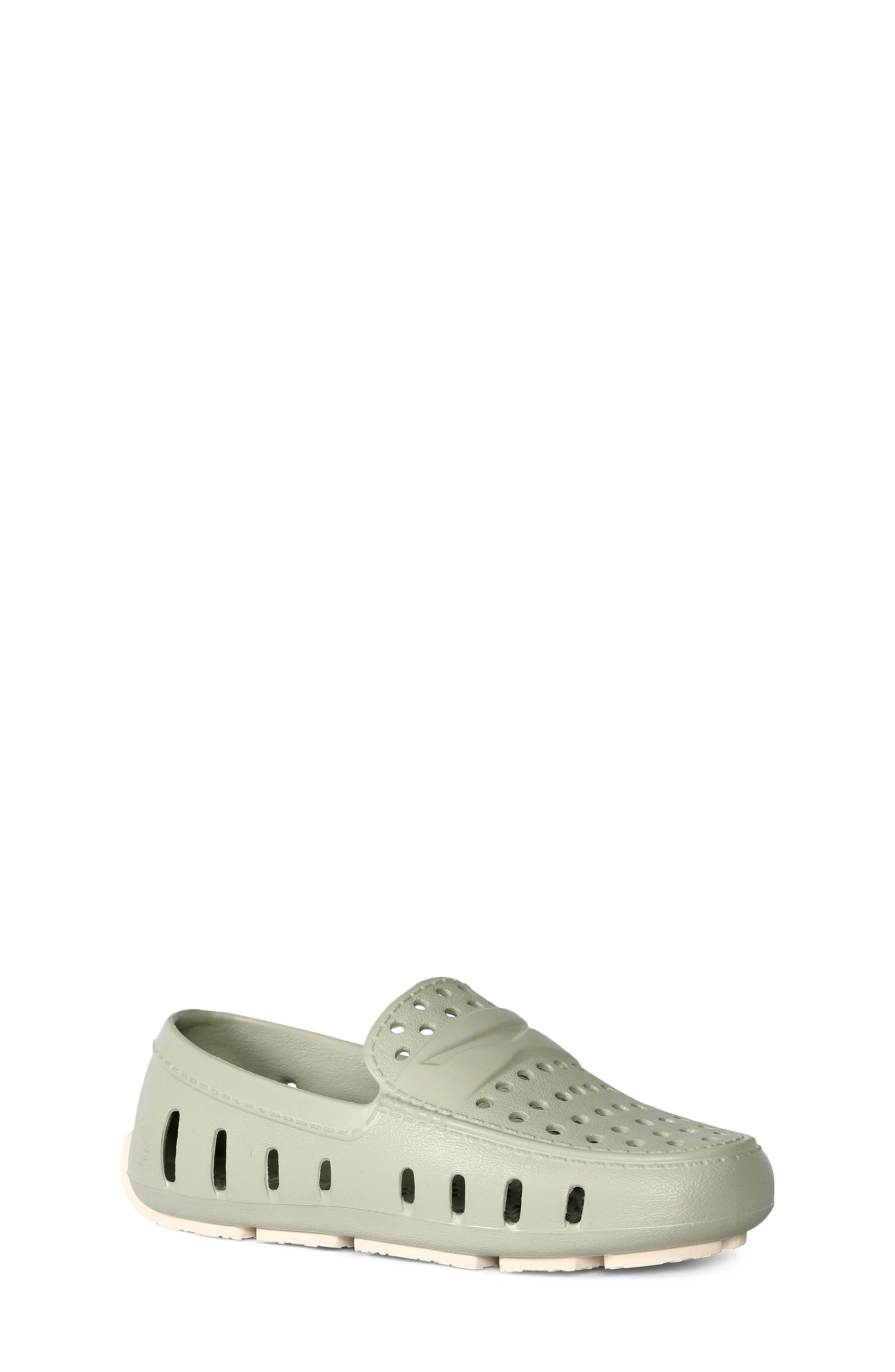 Kids' Prodigy Driver Loafer, Main, color, DESERT SAGE/COCONUT