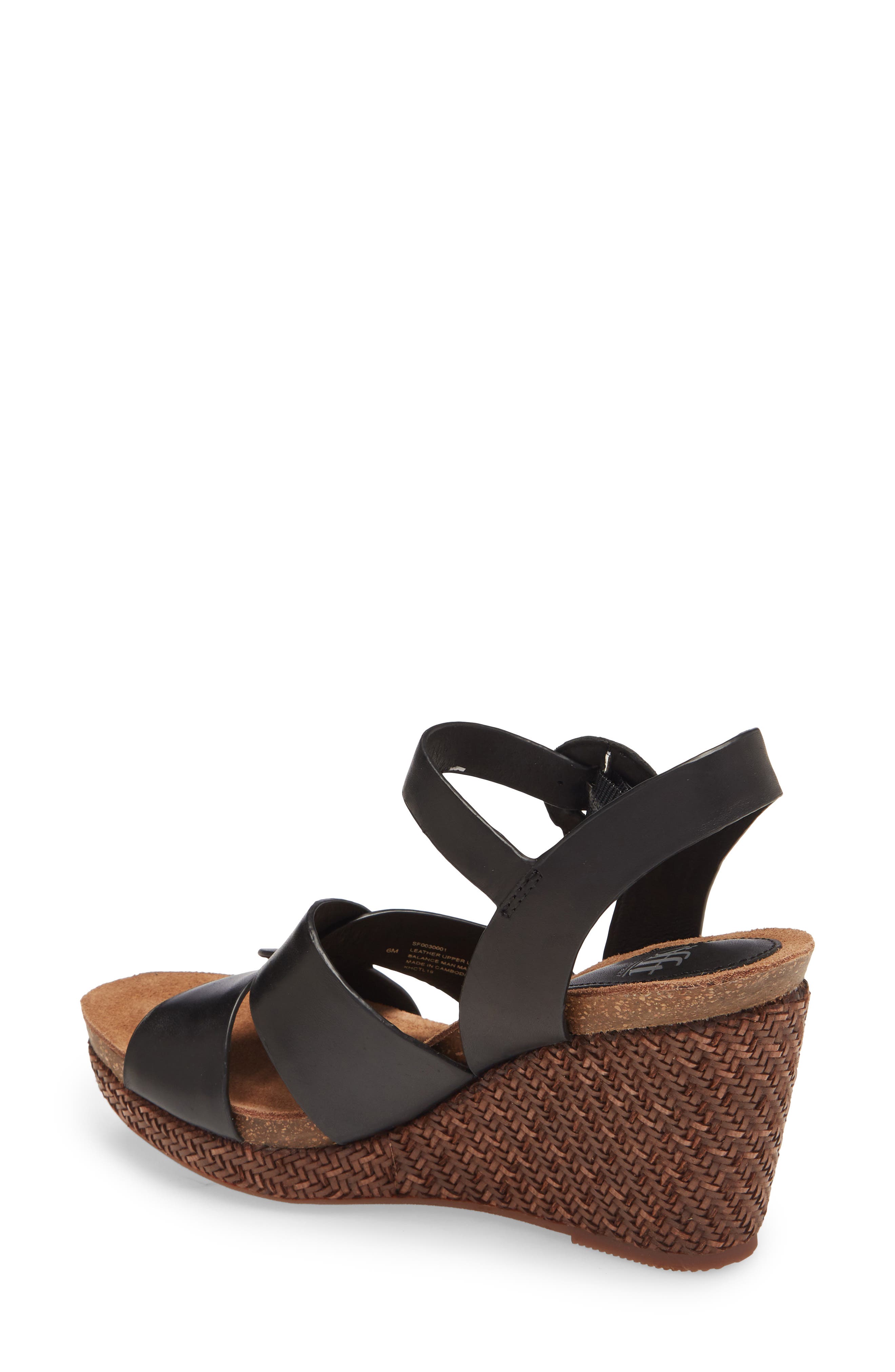 Söfft Casidy Wedge Sandal, Alternate, color, 