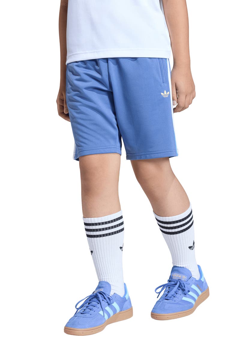 Kids' Firebird Track Shorts, Alternate, color, CREW BLUE/ LIGHT FOOTBALL GOLD