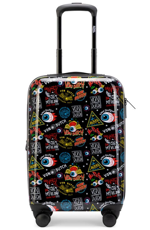 Black Jax Expandable Hardside Spinner Carry-on Suitcase