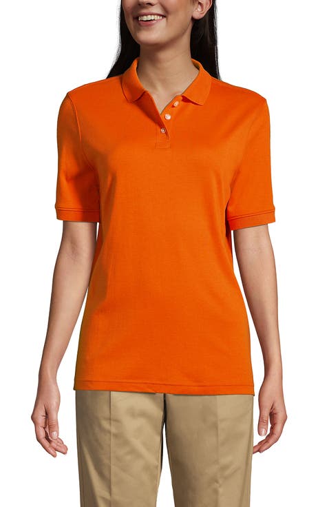 School Uniform  Short Sleeve Interlock Polo Shirt