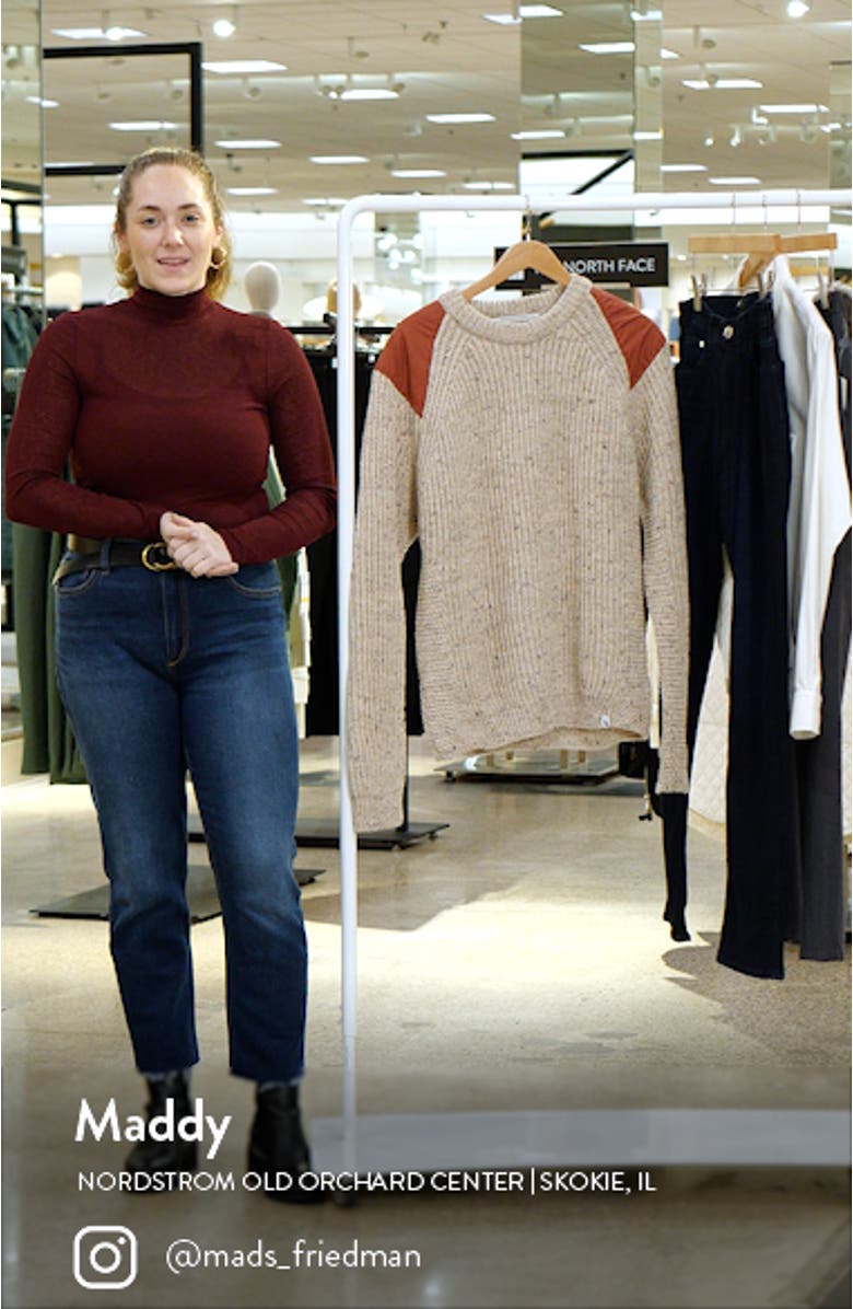 Commando Shoulder Patch Wool Sweater, sales video thumbnail