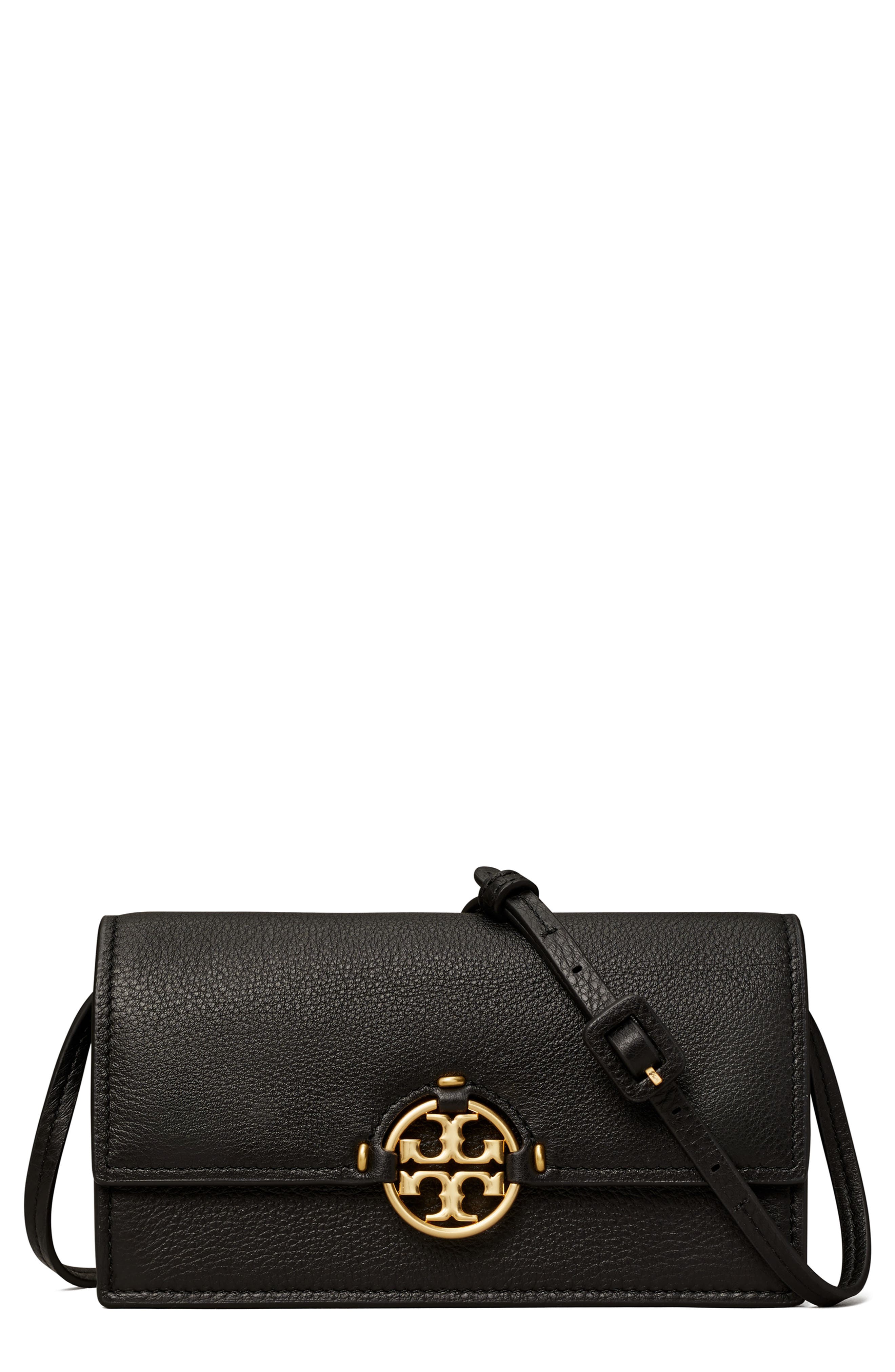 Miller Crossbody Wallet, Main, color, BLACK