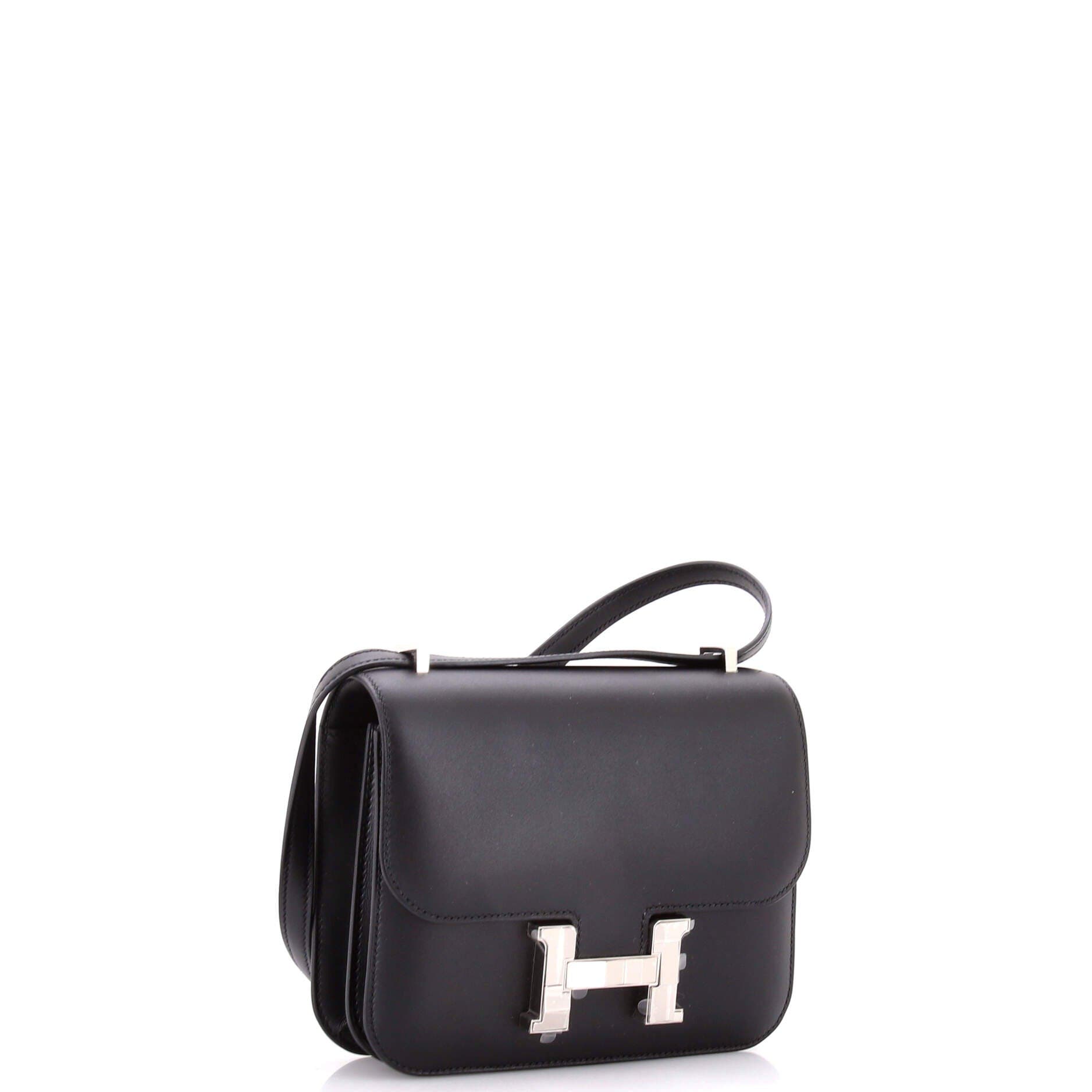 Pre-Owned Hermes Studio Constance Bag Monsieur 18, Alternate, color, Noir