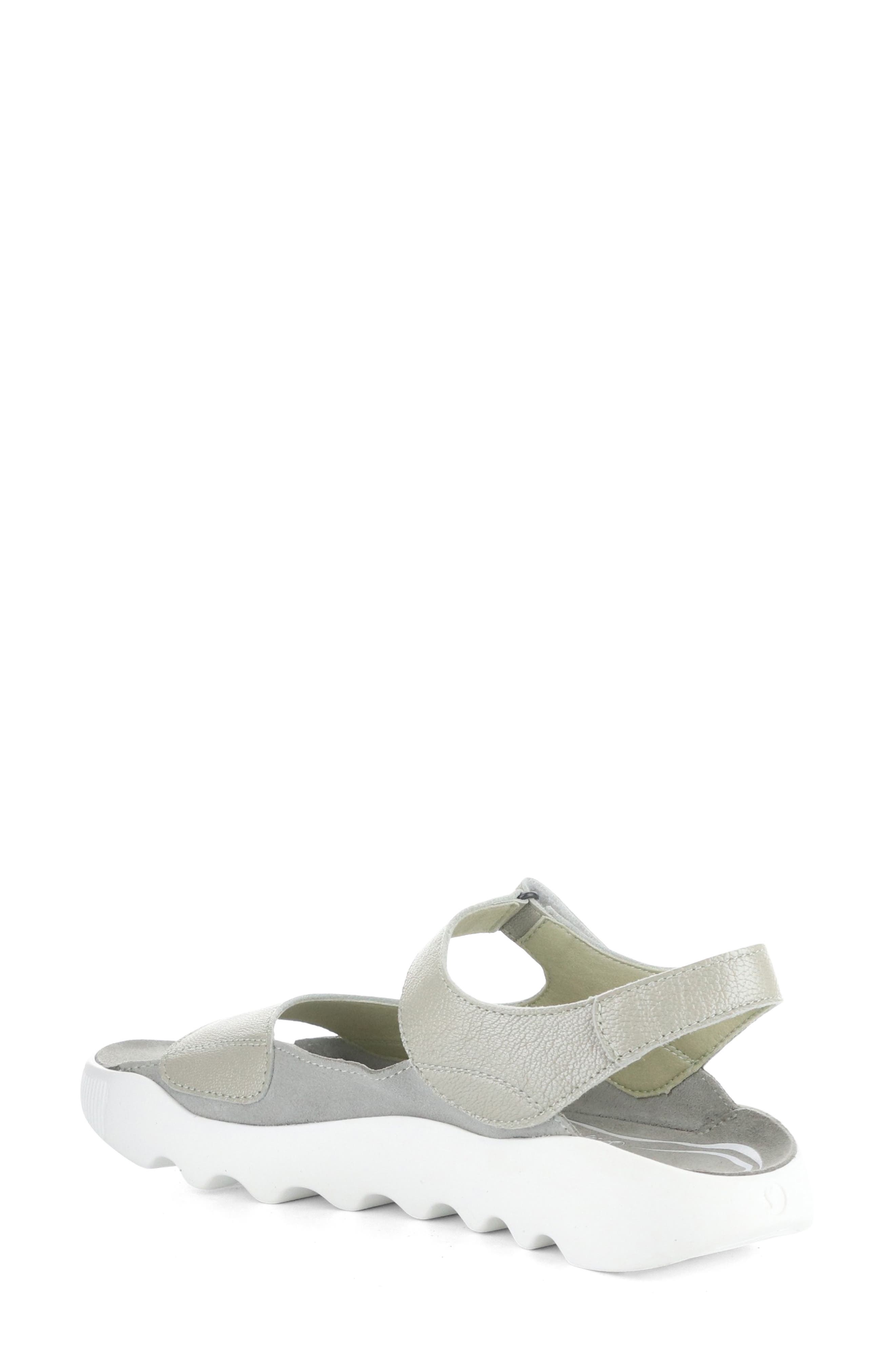 Fly London Weal Sandal, Alternate, color, Silver Borgogna