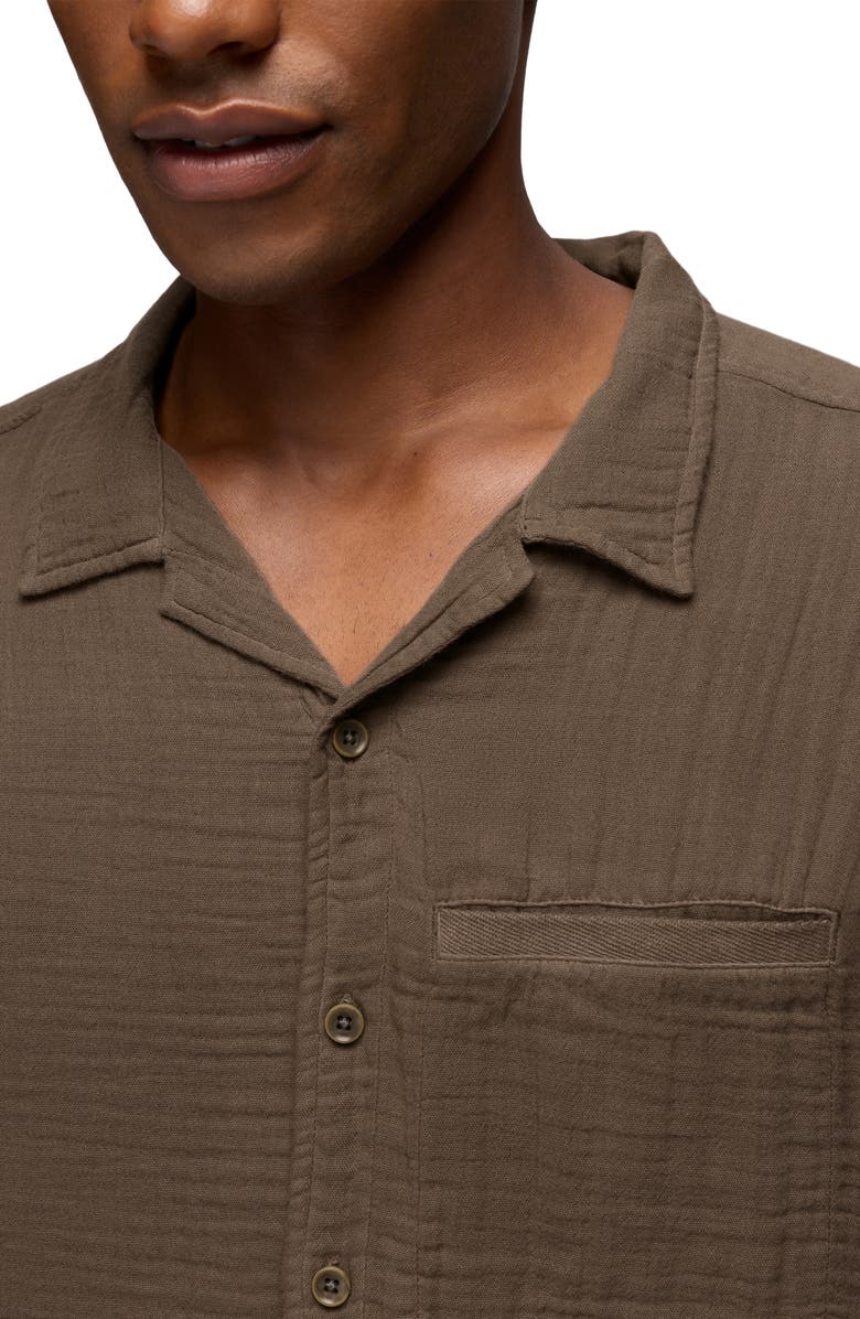 prAna Hideaways Organic Cotton Camp Shirt, Alternate, color, 