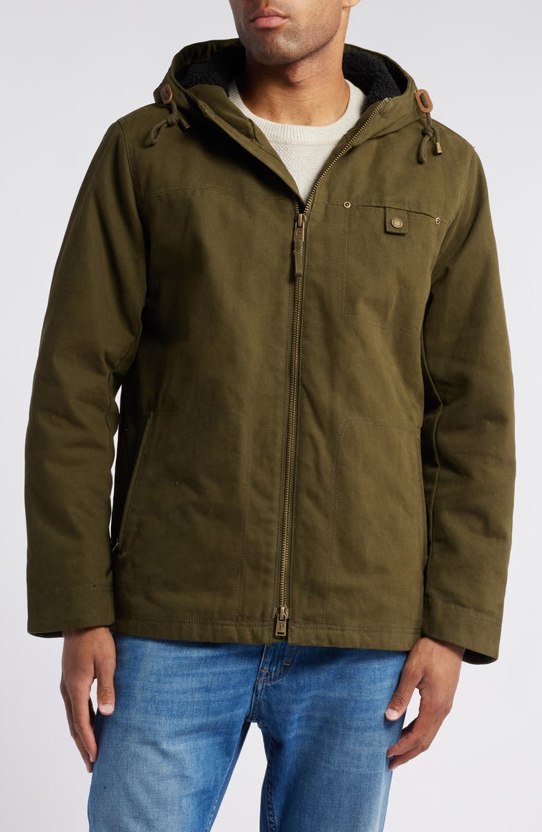 Pendleton Brothers Hooded Canvas Jacket, Alternate, color,