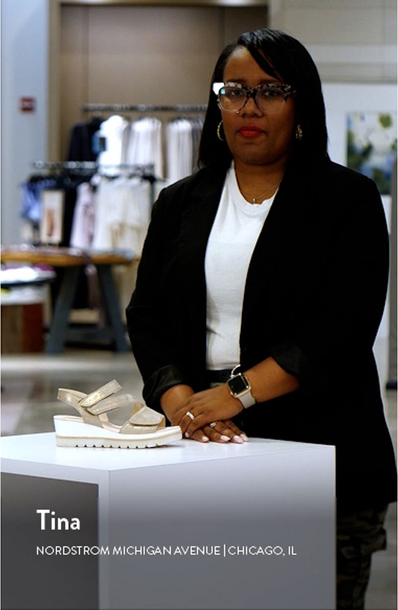 Asymmetric Strappy Wedge Sandal, sales video thumbnail