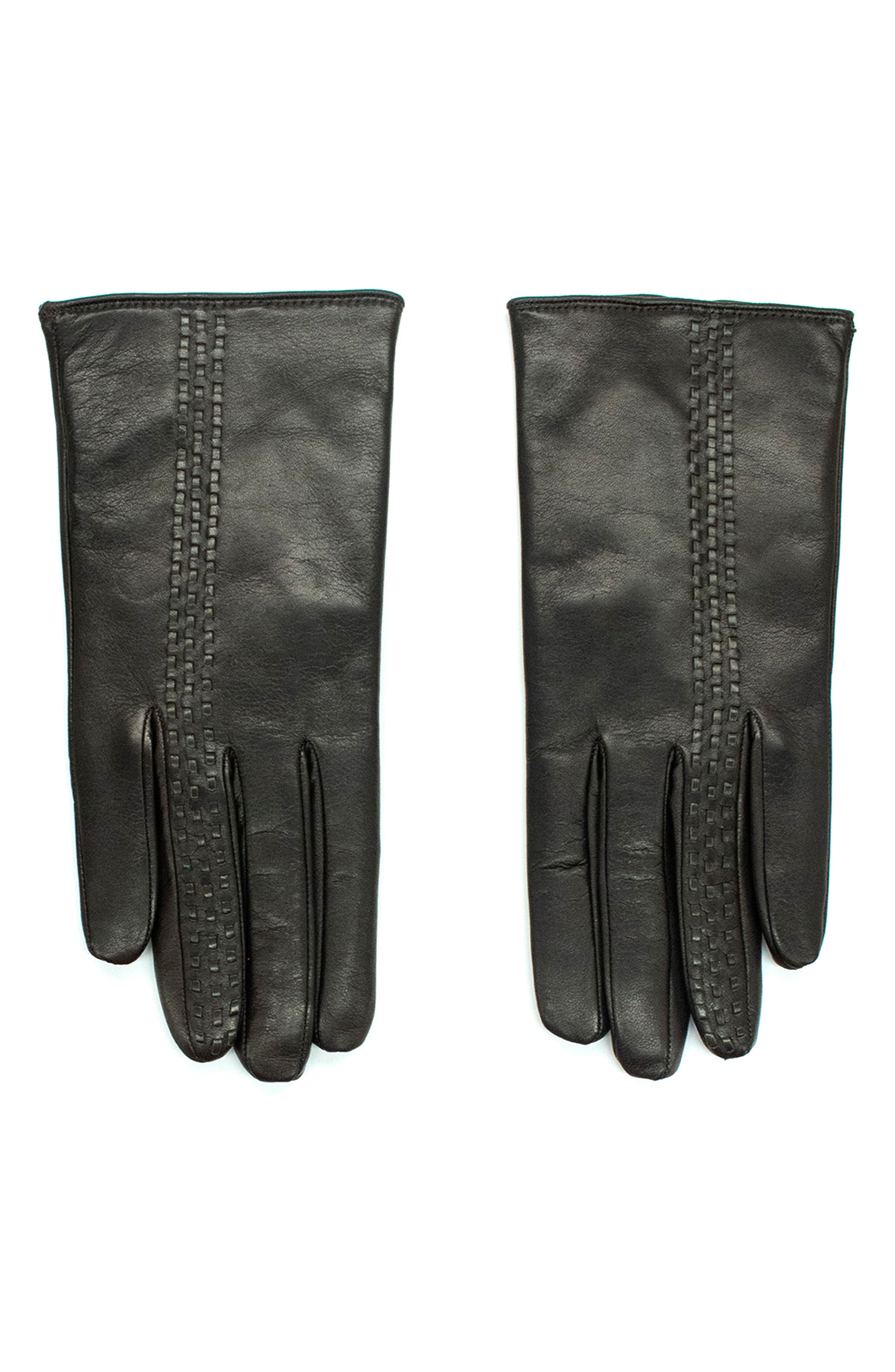 Portolano Contrast Stitch Leather Gloves