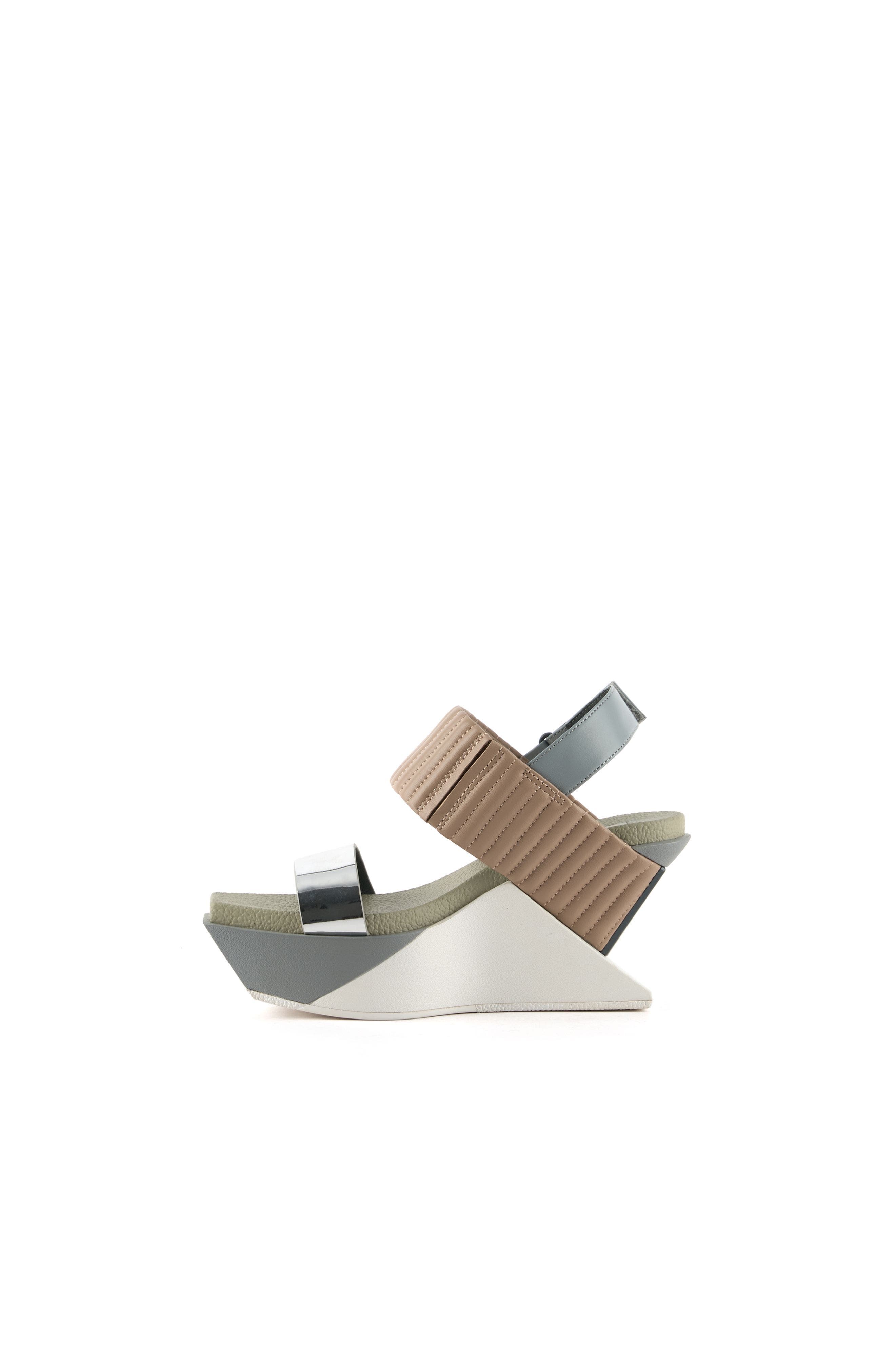 Delta Wedge Puffier Sandals, Alternate, color, Sierra