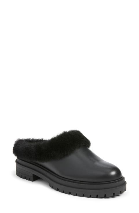 Bedford Genuine Shearling Clog