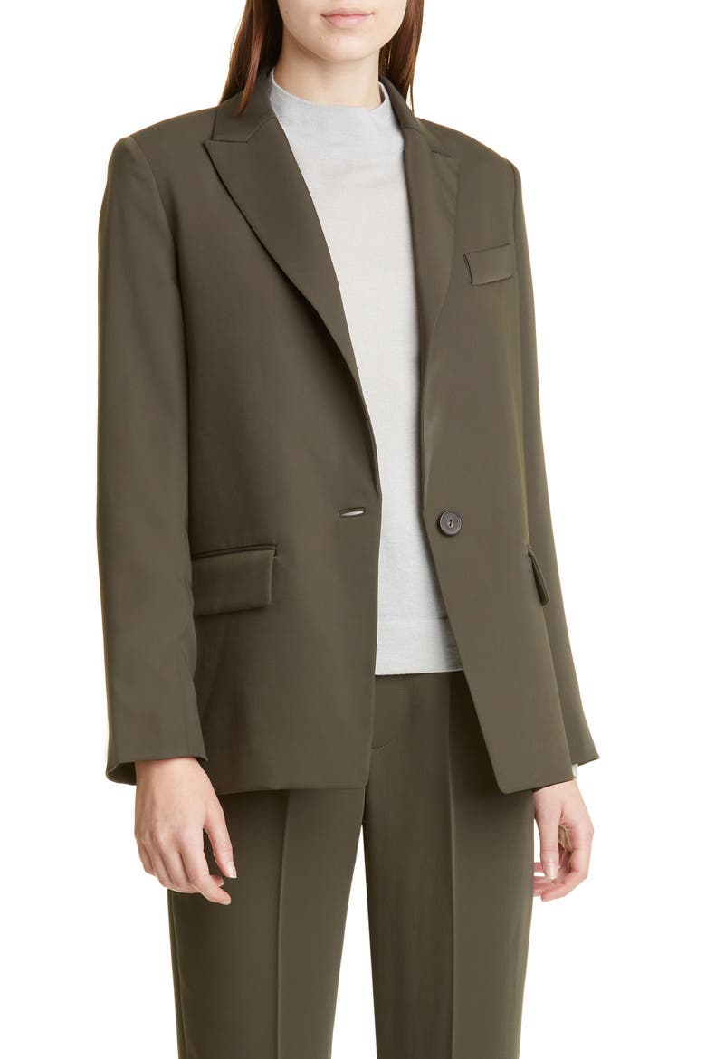 Boyfriend Blazer, Main, color, DEEP LAUREL