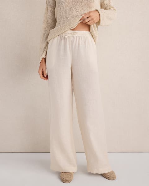 Linen Wide Leg Pants