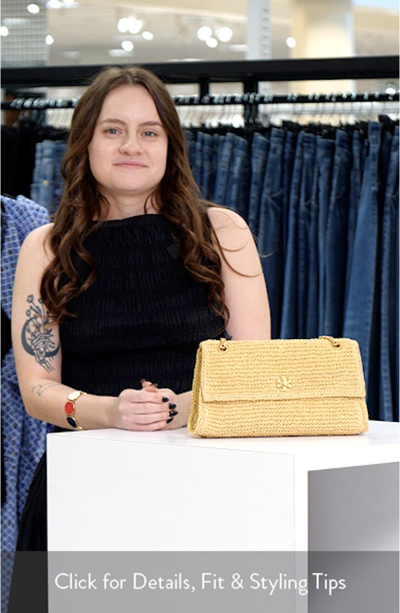 Kira Straw Shoulder Bag, sales video thumbnail