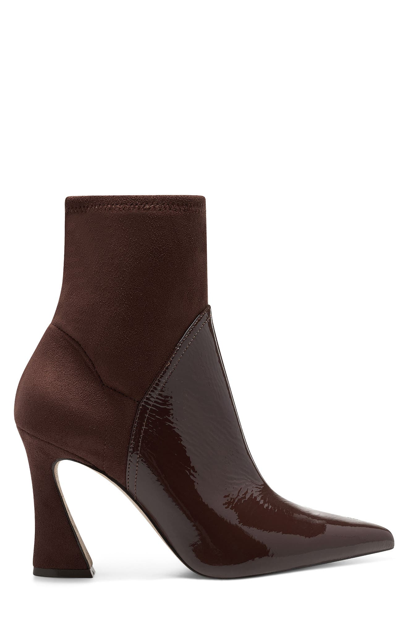 Jadran Pointed Toe Bootie, Alternate, color, COCOA BROWN