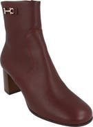FERRAGAMO Oreste Leather Bootie