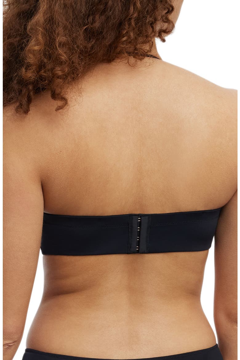 Entice Strapless Lace Underwire Bra, Alternate, color, BLACK/ NYLON