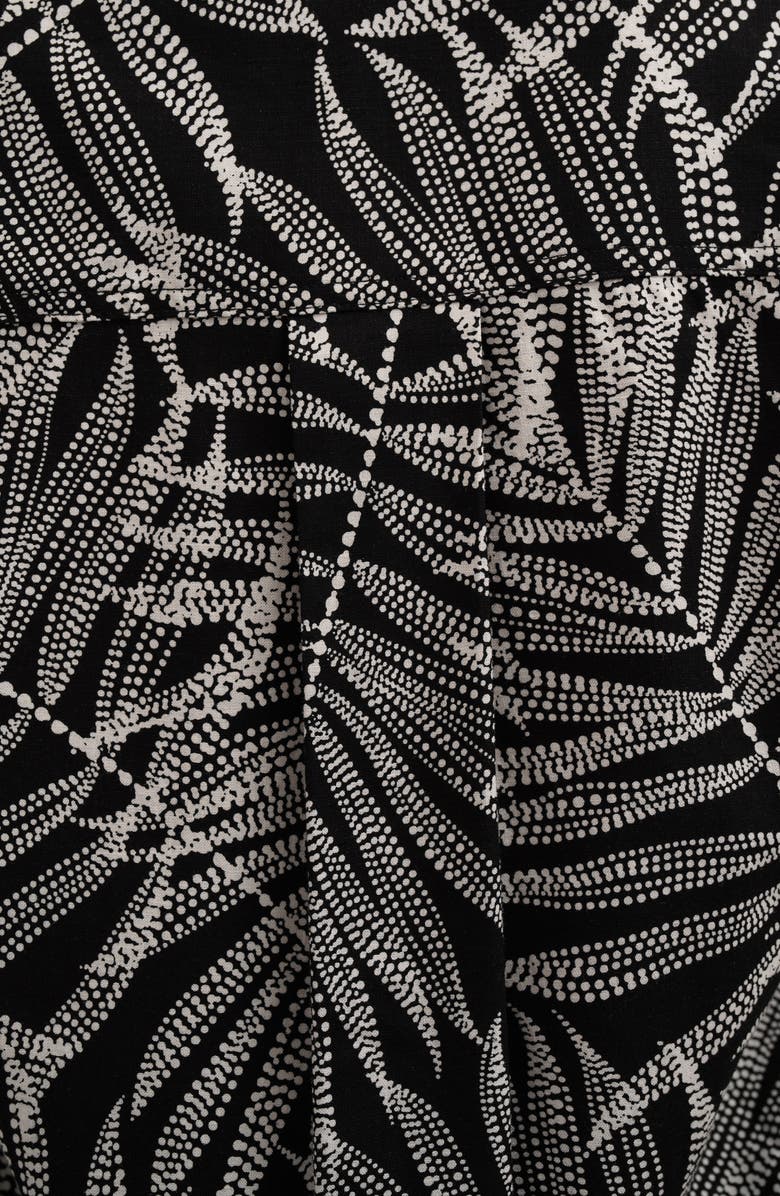 SUNNY LEIGH Long Sleeve Pocket Button-Up Shirt, Alternate, color, Sarah Dot Black And White