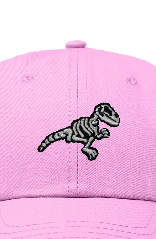 Dalix Fossil Embroidered Outdoor Hat In Light Pink