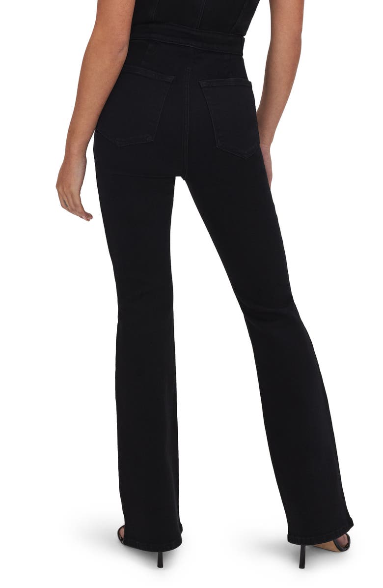 Good American Petite Fit for Success Bootcut Jumpsuit, Alternate, color,