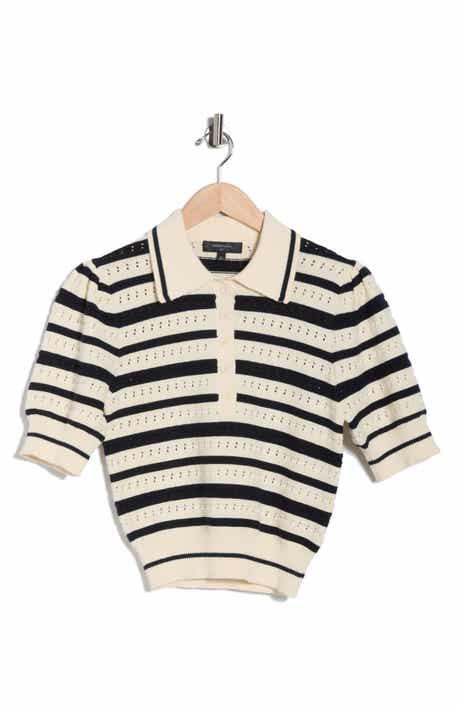 Habitual Stripe Polo Sweater
