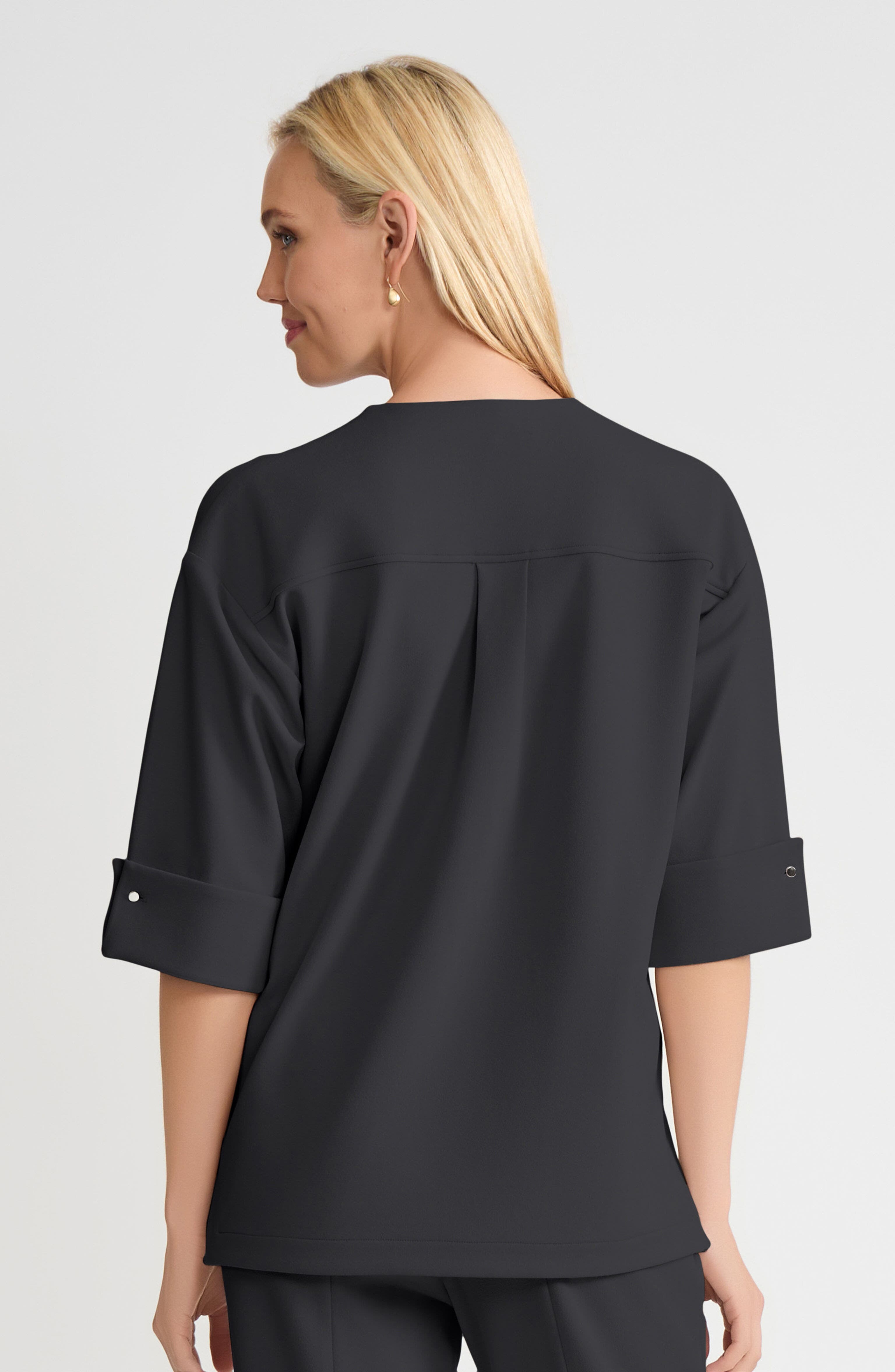 Heritage Tonal Stretch Deco Crepe Jacket - image 2