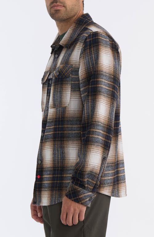 Hunter Heavyweight Flannel Plaid Long Sleeve Cotton Button-up Shirt In Black