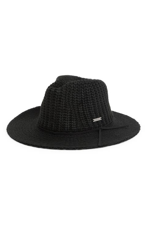 Rib Knit Panama Hat