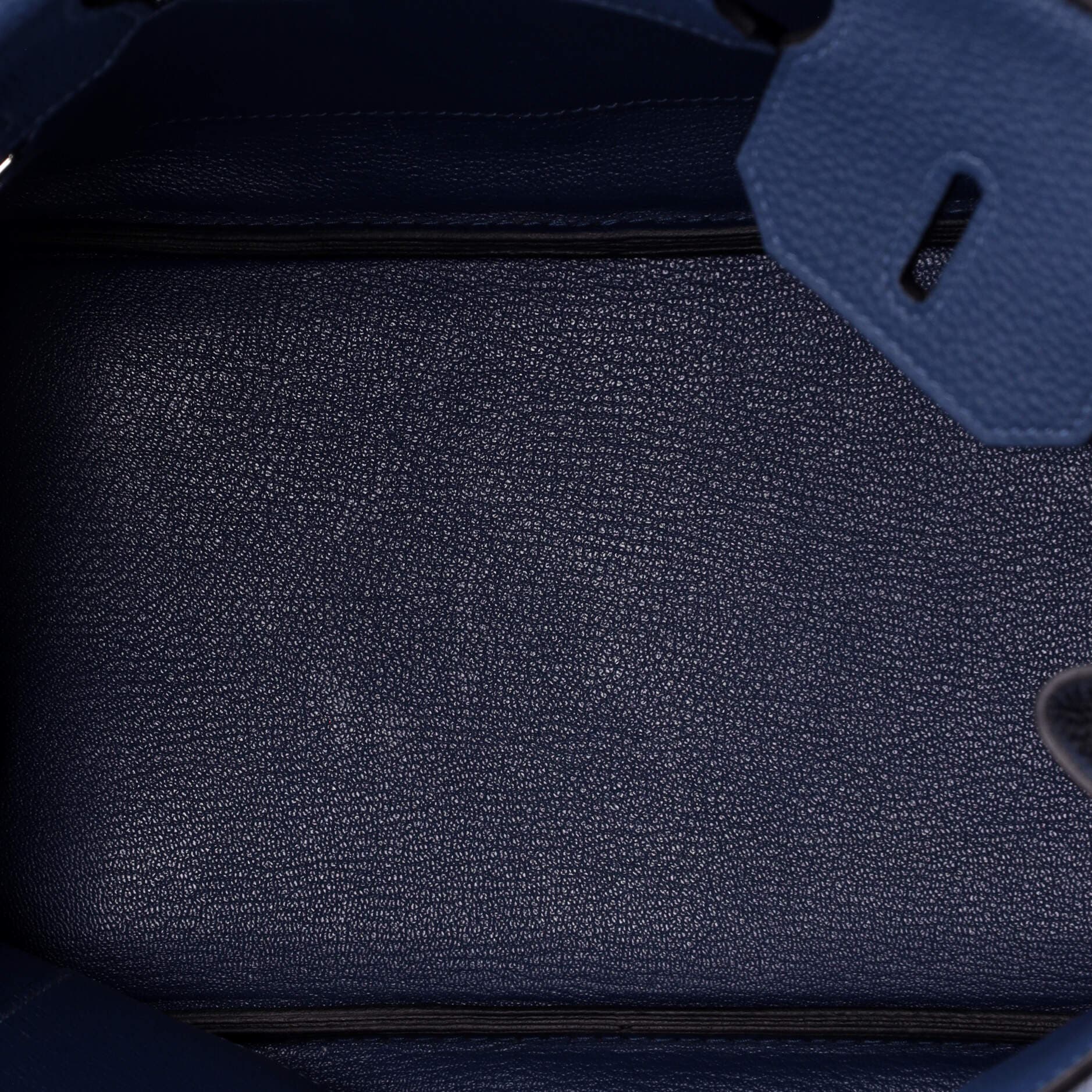 Pre-Owned Hermes Birkin Handbag Blue Togo with Palladium Hardware 30, Alternate, color, Deep Blue