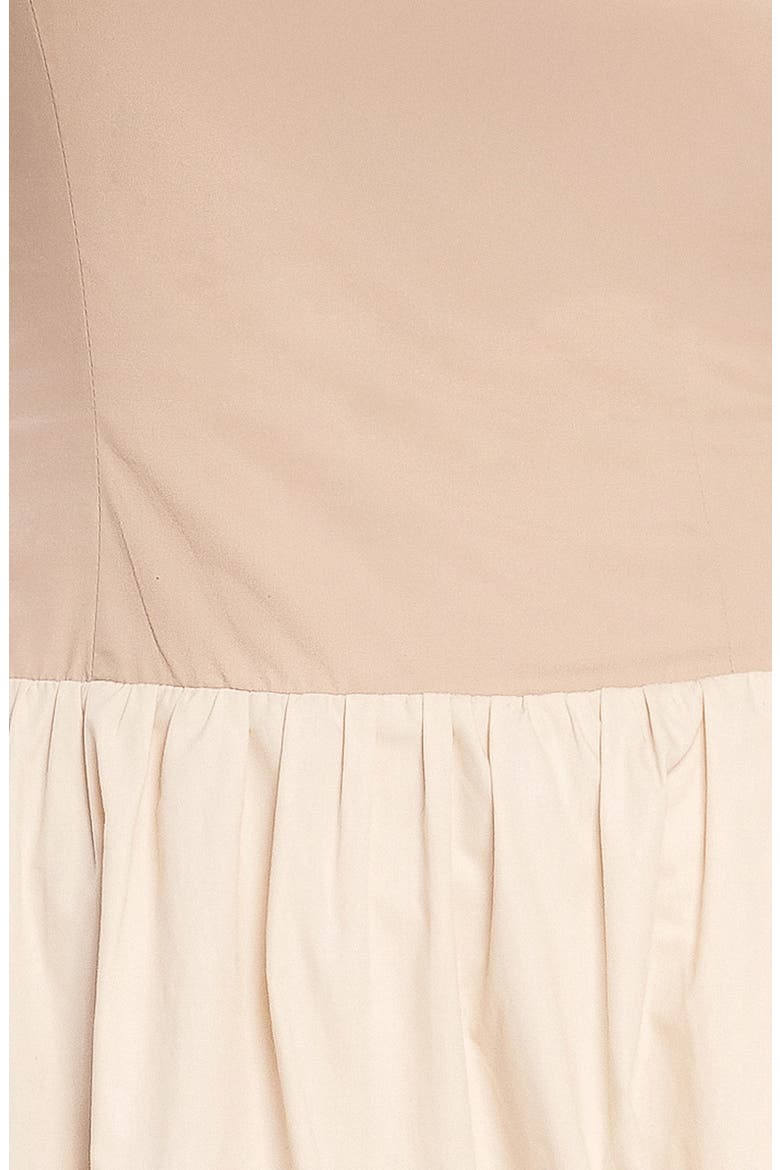Drop Waist Midi Dress, Alternate, color, LIGHT TAUPE