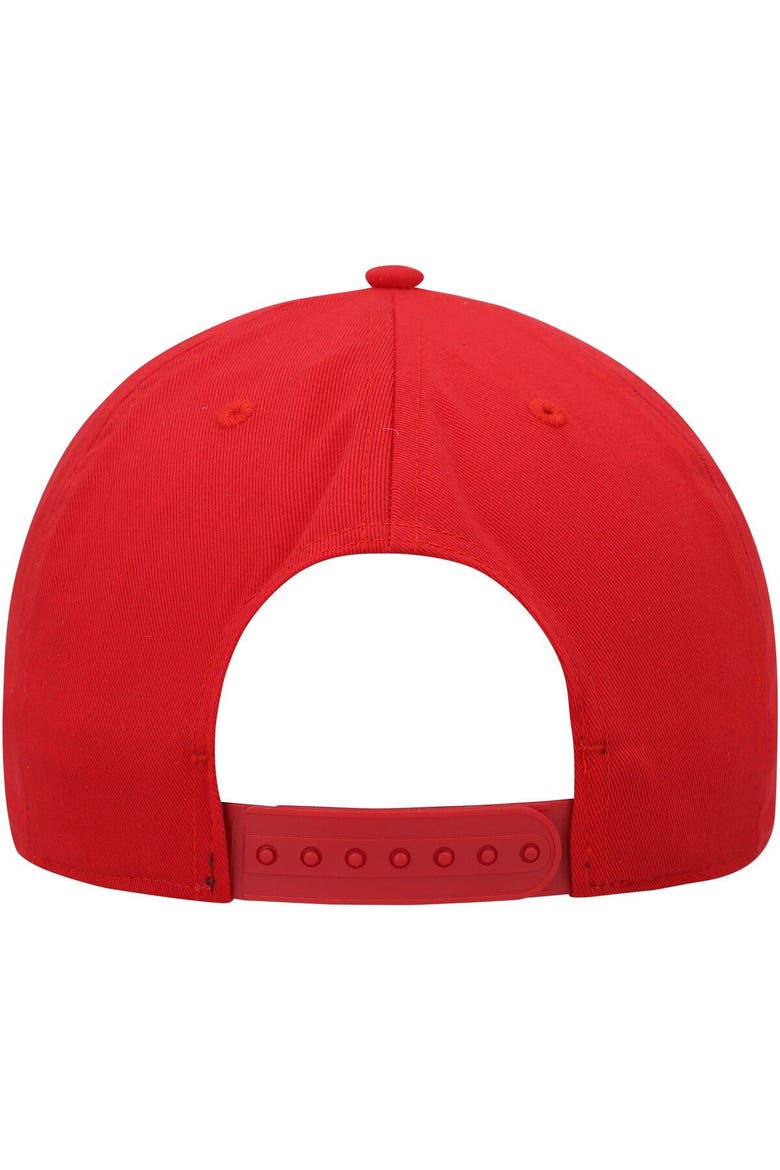 Men's adidas  Scarlet Nebraska Huskers Established Snapback Hat, Alternate, color, Scarlet