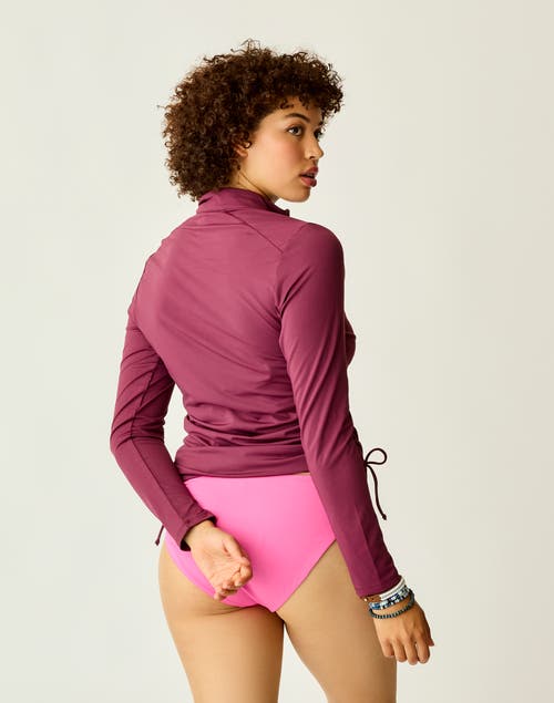 Carve Designs Cruz Rashguard In Pink